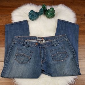 OLD NAVY CAPRI jeans ultra low size 18